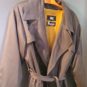Vintage London Fog Deep Navy trench coat with removable wool lining